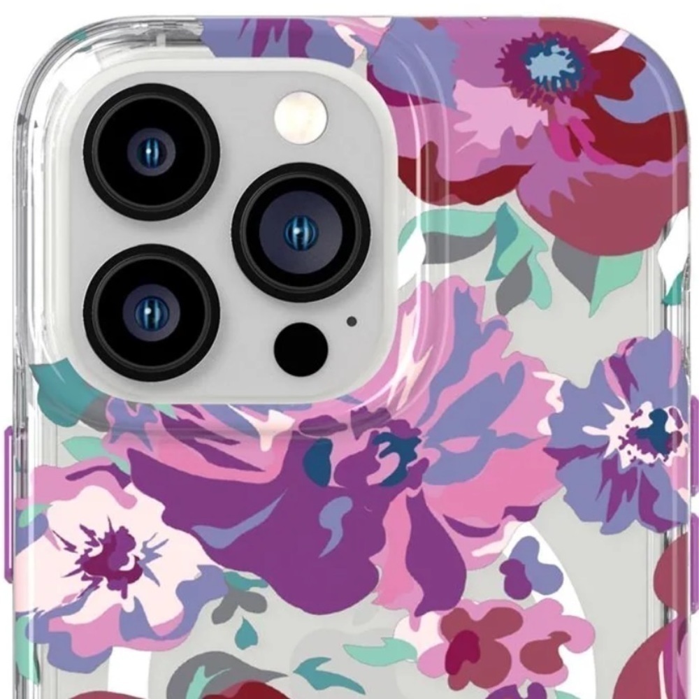 Evo Art - Apple iPhone 13 Pro Case MagSafe® Compatible - Purple Anemone NWT - Picture 2 of 5